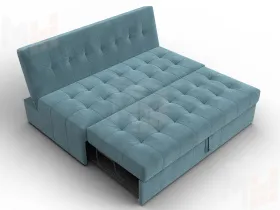 Диван прямой Лига-107 (160) ( SEVEN 113 бирюзовый )