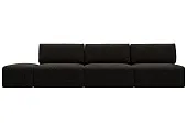 Диван прямой модульный с пуфом Лига-060 НПБ Лонг