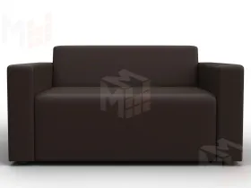 Диван прямой Лига-093 ( Коричневый )