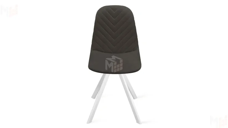 Стул Шерри К2 Белый матовый, Велюр Confetti Stone