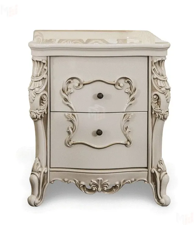 Прикроватная тумба Джоконда крем глянец