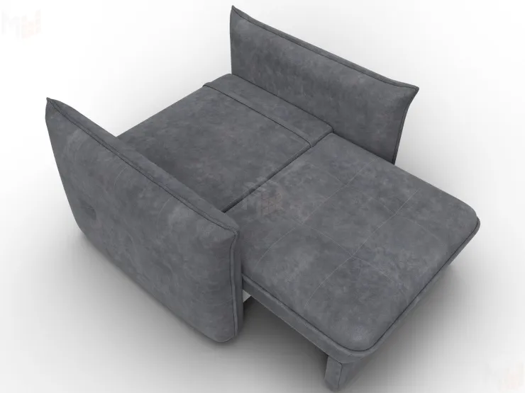 Кресло Лига-100 НПБ ( BRUT 16 темно-серый )