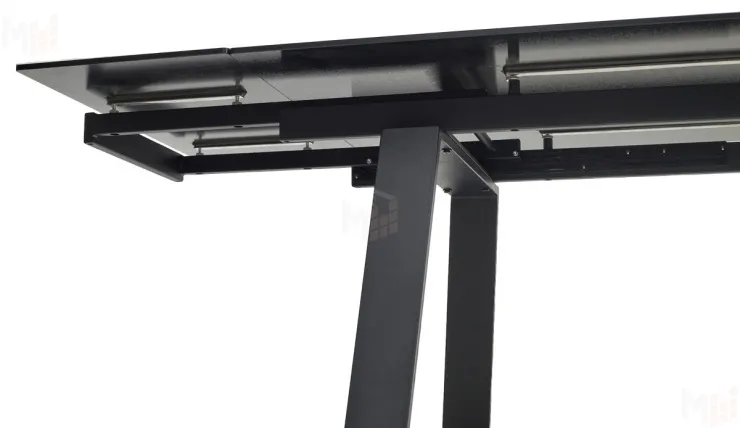 Стол VASTO 180 MARBLES KL-99 Белый мрамор матовый / черный каркас