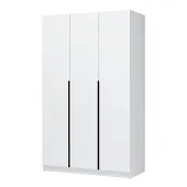 Шкаф для одежды ШК-02 Лион 3-х створчатый, белый