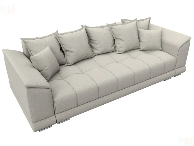 Диван прямой НордСтар НПБ ( Амур 02 бежевый )