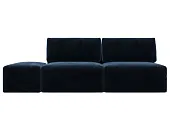 Диван прямой модульный с пуфом Лига-060 НПБ
