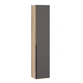 Шкаф для белья с глухой дверью Порто - СМ-393.07.211 Графит 