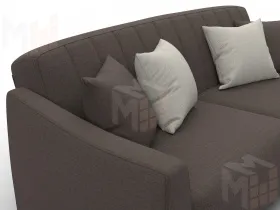 Диван-книжка Лига-095 НПБ ( Амур 05 коричневый )