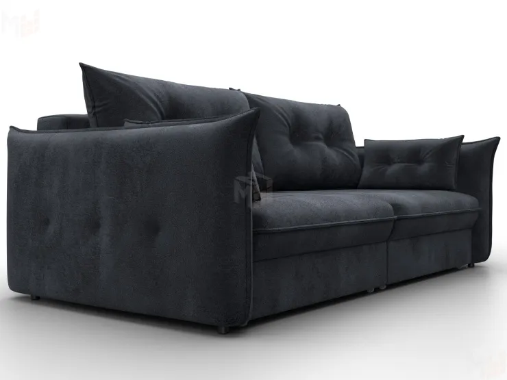 Диван прямой Лига-100 НПБ ( TOWER 11 темно-серый )