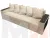 Диван прямой Дубай Лайт ( Бежевый )