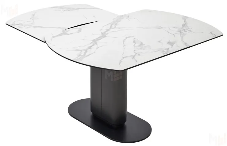 Стол KAI 140 KL-117 Темно-серый / Черный