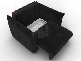 Кресло Лига-100 НПБ ( SEVEN 35 черный )