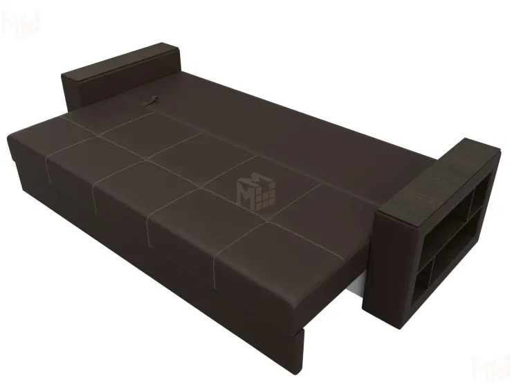 Диван прямой Дубай Лайт ( Коричневый )