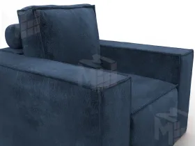 Кресло Лига-081 НПБ ( TOWER 13 синий )