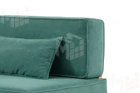 Кушетка Хилтон на пружинном блоке Зеленый Кушетка Хилтон на пружинном блоке Зеленый