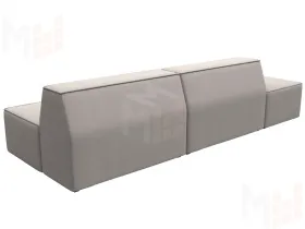 Диван прямой модульный Монс Модерн левый ( JOLY 05 бежевый )