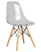 Стул обеденный DOBRIN DSW CASPER (ножки светлый бук, цвет прозрачный)