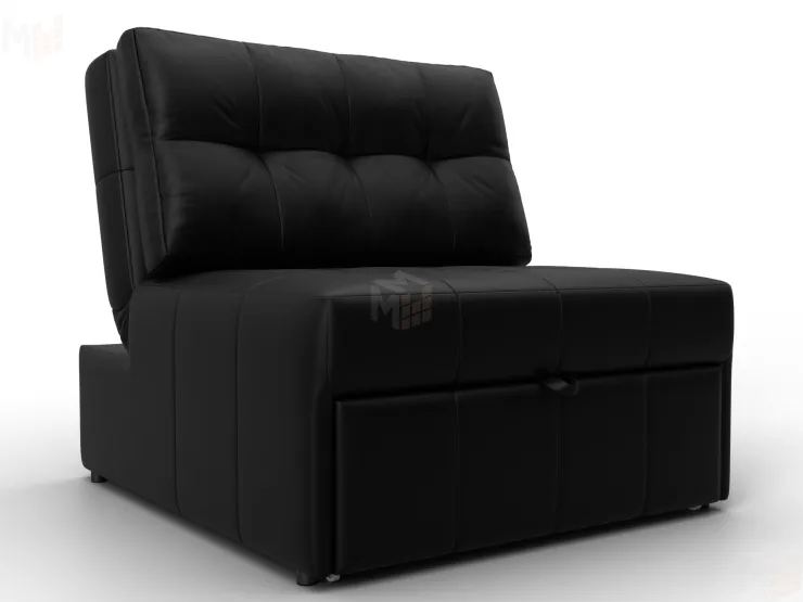 Кресло-кровать Лига-107 (80) ( GRIFON 18 черный )