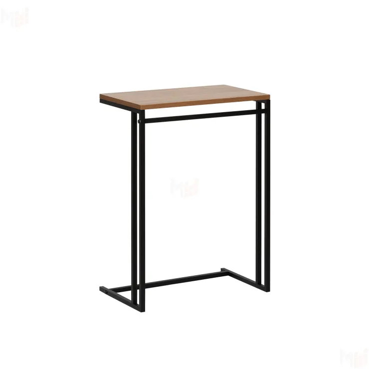 Стол приставной Leset Стилвуд 1 (Чёрный/Орех лион светлый)