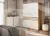 Шкаф Бостон Лайт ШК-004 (4 – ств.) дуб крафт золотой/белый