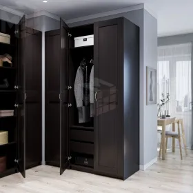 2.06.01.010.5 МАКС шкаф 1 дверь 50х61х233 Дуб Венге RU