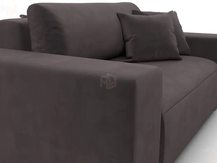 Кресло Лига-036 НПБ ( SEVEN 727 коричневый )