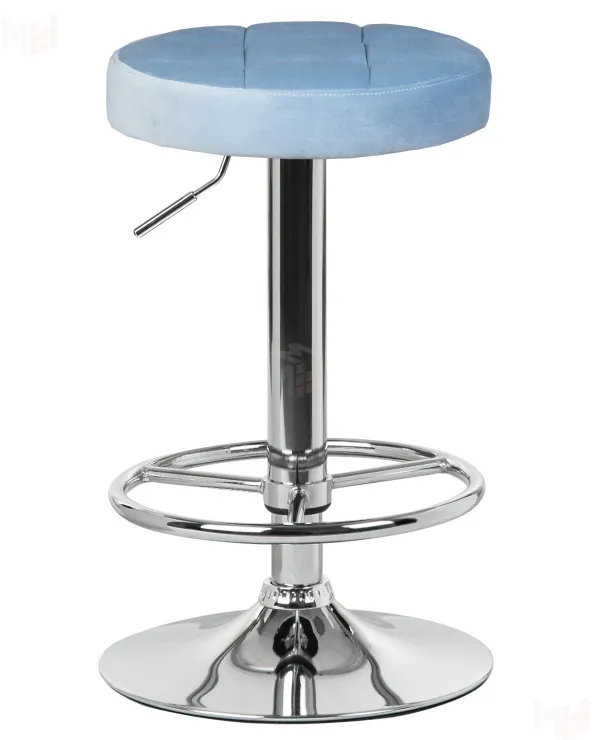 Табурет барный DOBRIN BRUNO (пудрово-голубой велюр (MJ9-74))