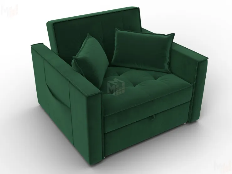 Кресло-кровать Лига-104 (80) ( SEVEN 626 зеленый )