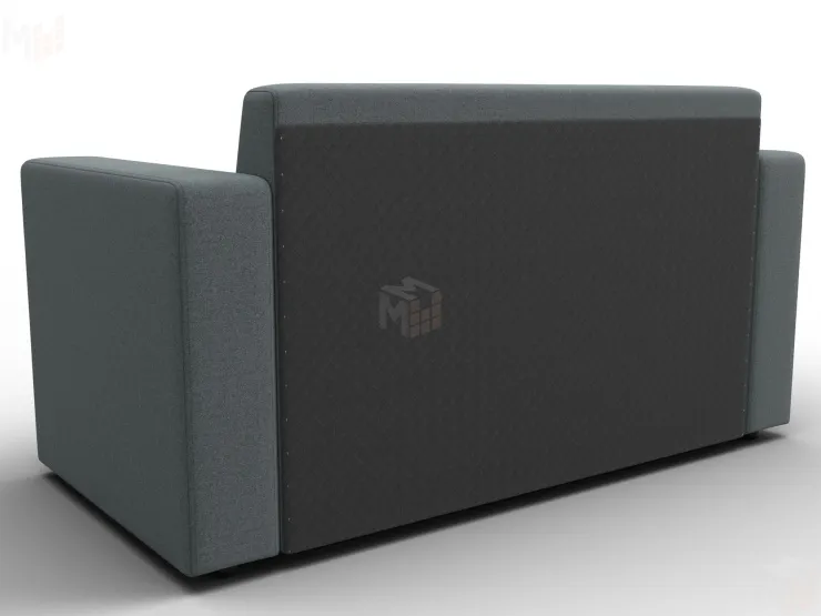 Диван прямой Лига-093 ( Амур 07 серый )