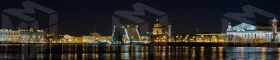 Стеновая панель Петербург ночной