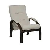 Кресло Leset Лион NEW (Орех текстура/Bingo 02 (бежевый))