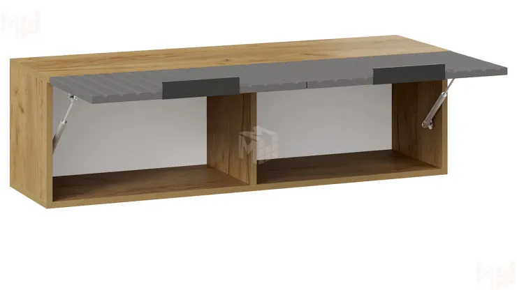 Шкаф настенный Хилтон  404.001.000 Графит