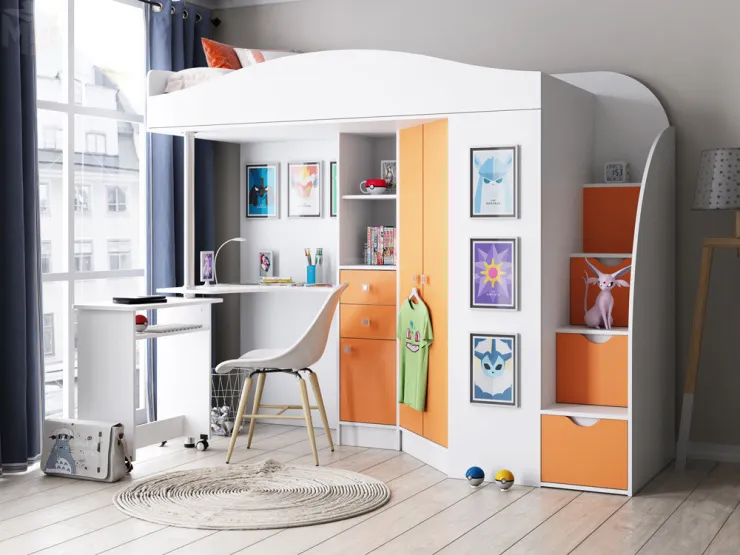 Кровать-чердак Теремок-1 Гранд