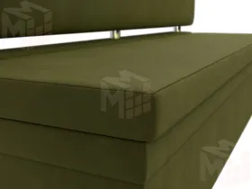 Диван кухонный прямой Стайл ( Зеленый )