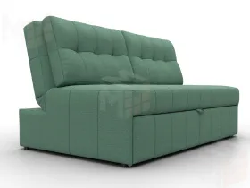 Диван прямой Лига-107 (140) ( Амур 11 зеленый )