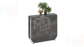 Стол-книжка Т1 Белый, Ателье темный