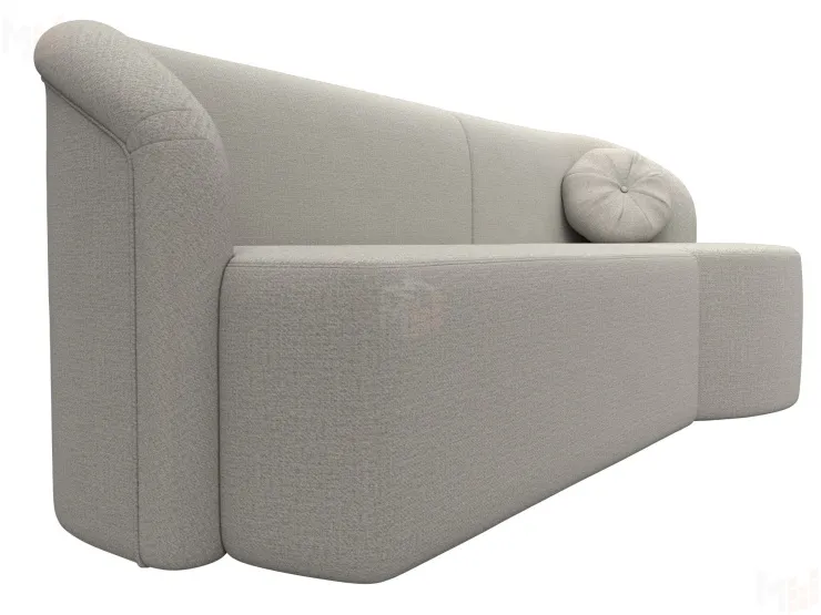 Диван прямой Лига-027 угол правый ( Амур бежевый )