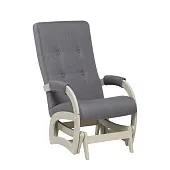 Кресло-маятник Leset Тея (Слоновая кость/Savana Plus Mouse (серый))