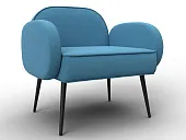 Кресло Лига-086 ( Амур 10 голубой )