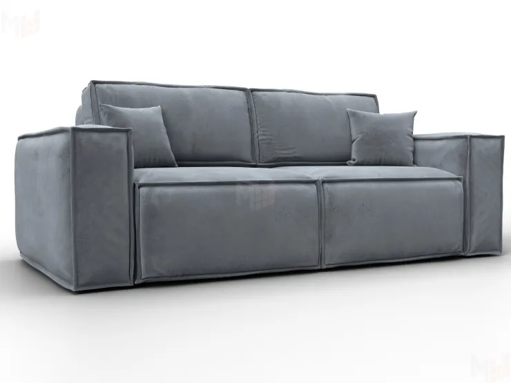 Диван прямой Лига-081 НПБ ( TOWER 10 серый )