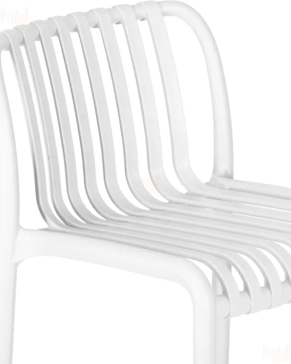 Стул полубарный DOBRIN CHLOE (белый)