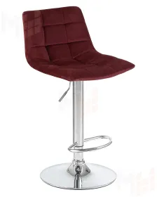 Стул барный DOBRIN TAILOR (винный велюр (MJ9-35))