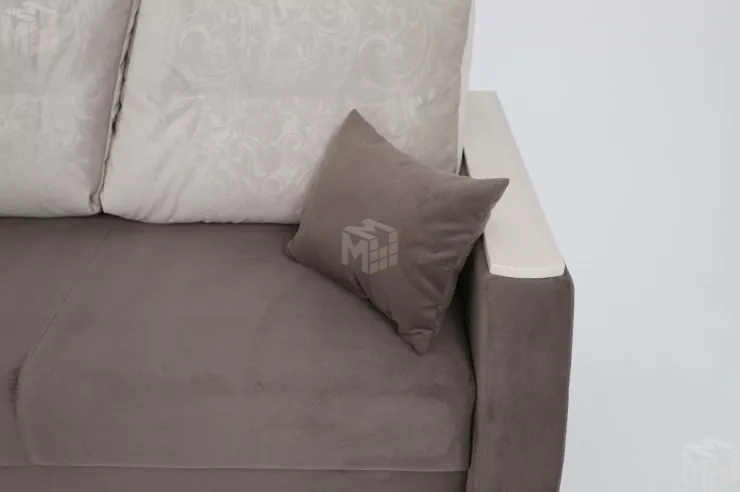  Диван еврокнижка Карлос Ньютон Дарк Браун/Софитель 3Д 2