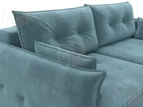 Диван прямой Лига-100 НПБ ( SEVEN 113 бирюзовый )