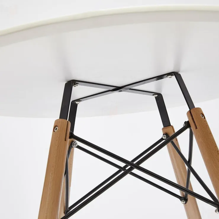 Стол круглый Eames DSW D80 Белый