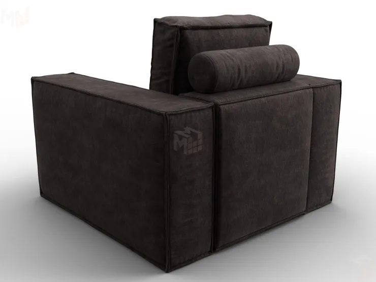 Кресло Лига-081 НПБ ( BRUT 17 коричневый )