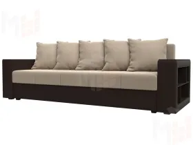 Диван прямой Дубай Лайт ( Бежевый;Коричневый )