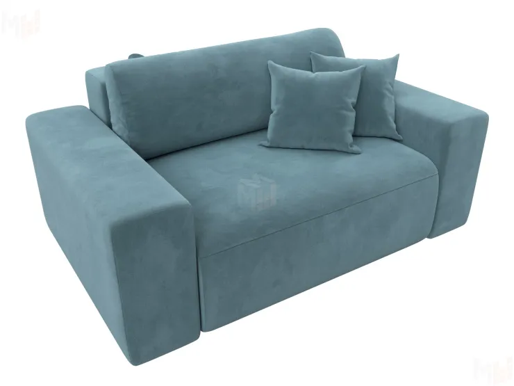 Кресло Лига-036 НПБ ( SEVEN 113 бирюзовый )