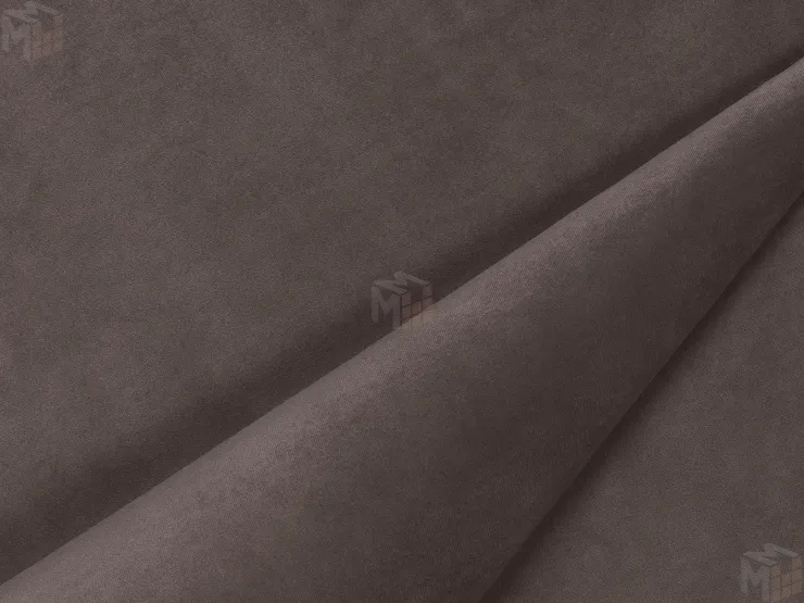 Диван прямой Дубай Лайт полки слева ( Коричневый )