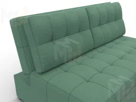 Диван прямой Лига-107 (140) ( Амур 11 зеленый )